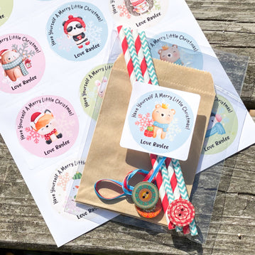 Personalized Treat Bag/Sticker Sets