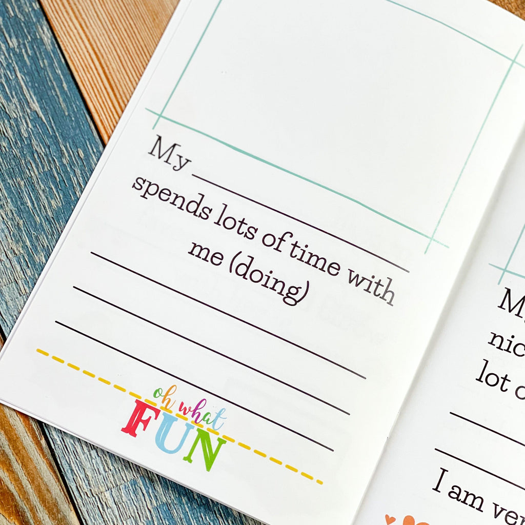 inner page of best grandma ever book for kids that show it can be personalized