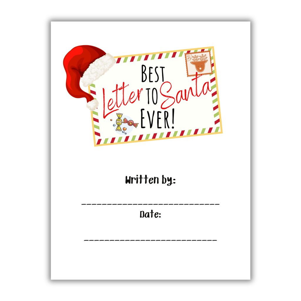 Interior page of book Best Letter To Santa Ever! with colorful cartoon illustrations