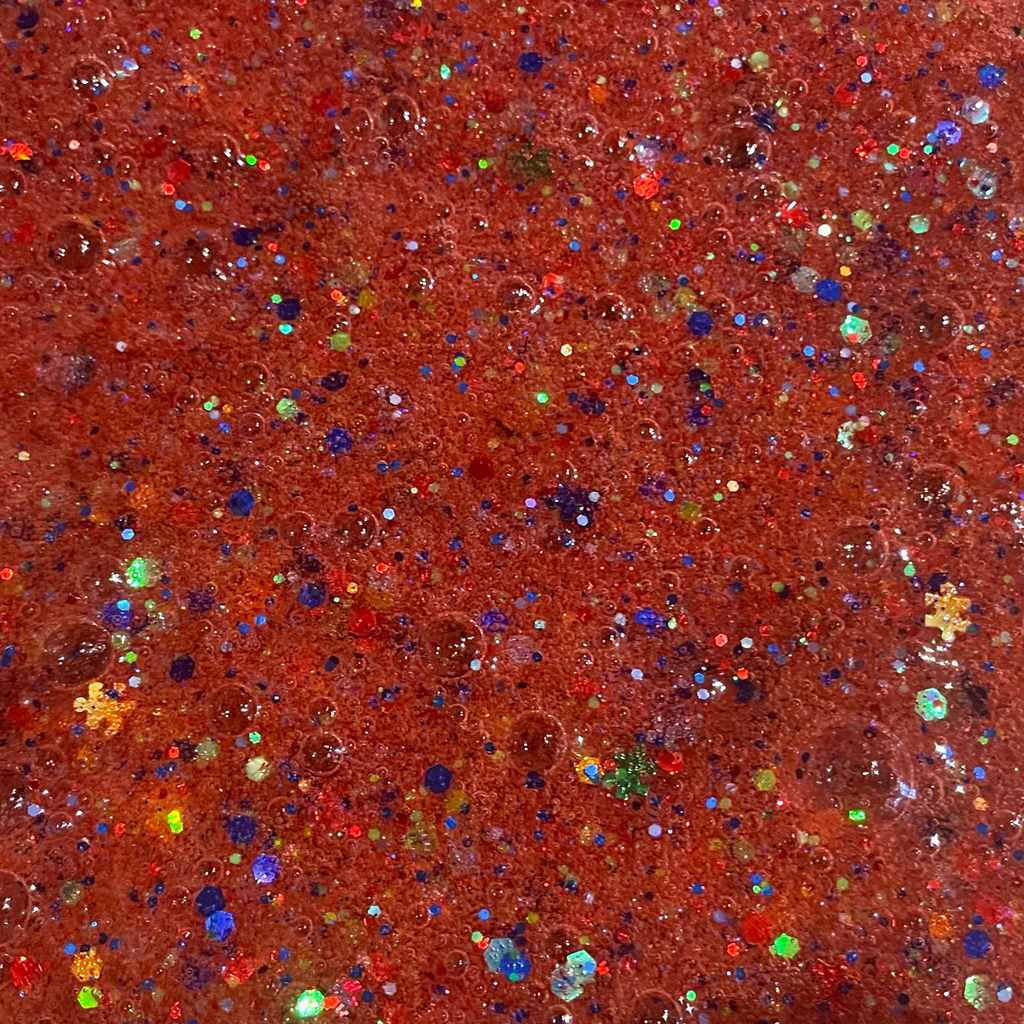 School Is Cool Slime, Red with Confetti