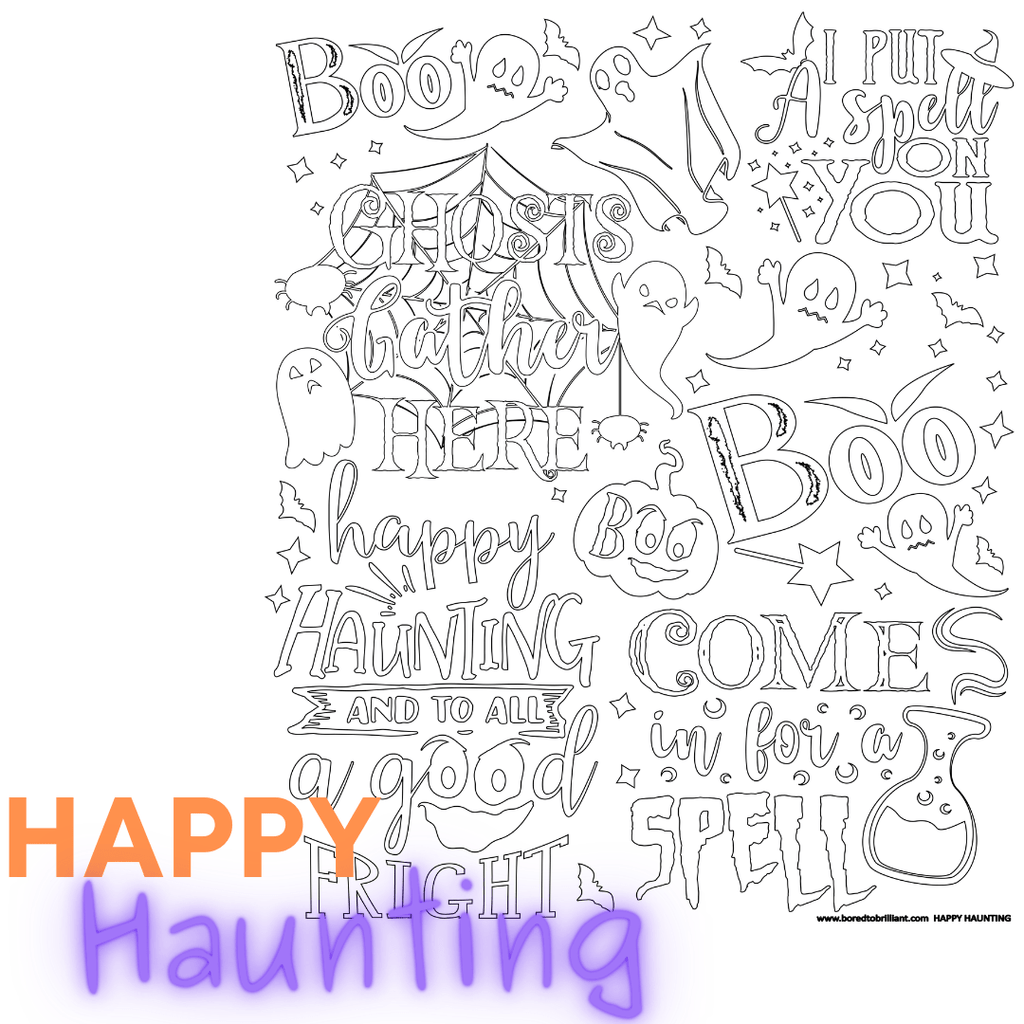 Coloring Posters - Bored to Brilliant