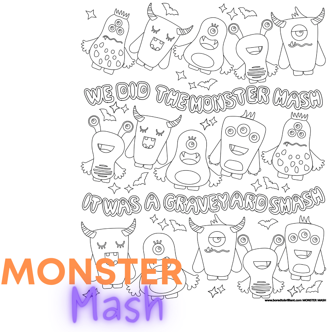 Halloween Coloring Posters