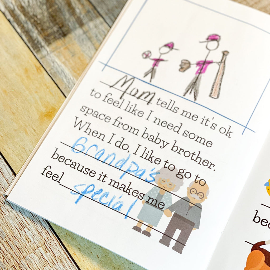 inner page of best baby brother ever personalized book