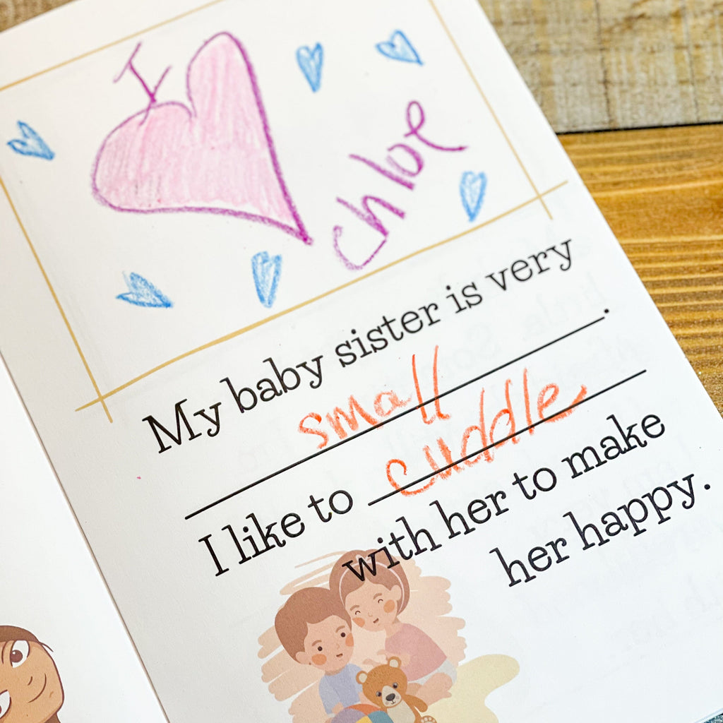 inner page of best sister ever book