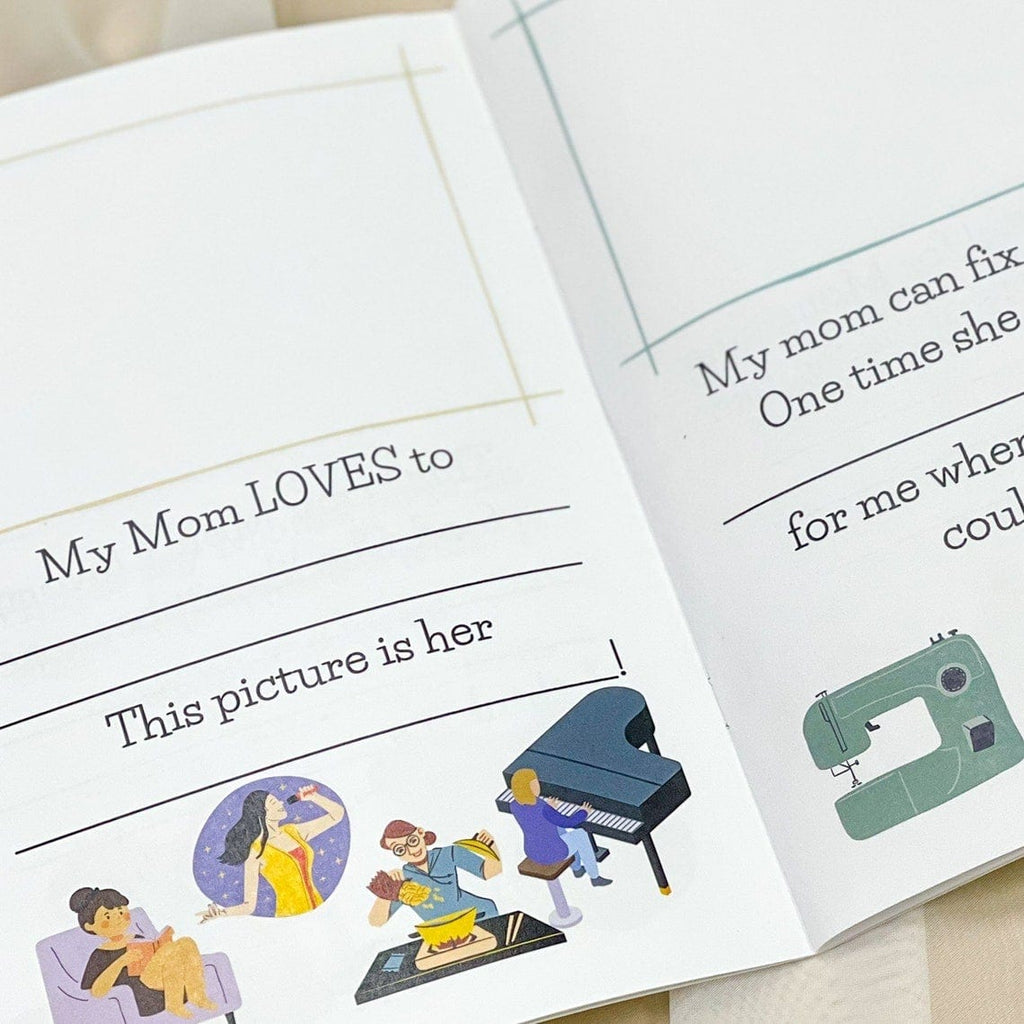 inner page of best mom ever book for kids showing it can be personalized