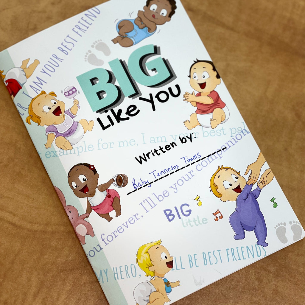 big like you kids book cover showing multiple babies in different color clothes 