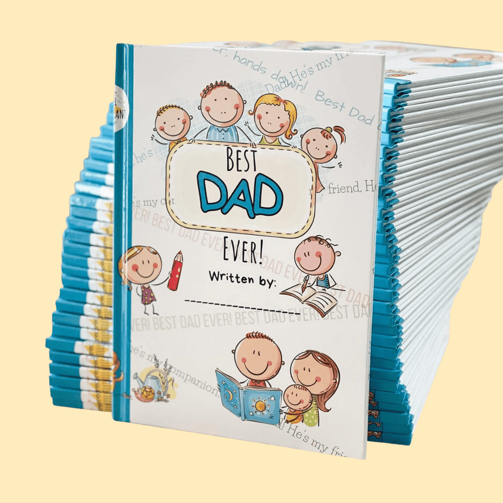 Hardcover Dad Book Bored to Brilliant 24 pgs