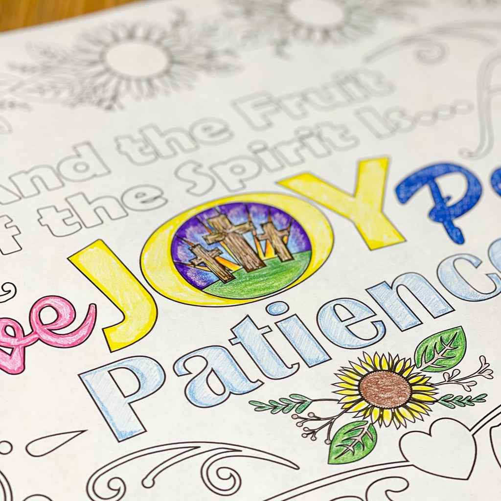 Scripture Coloring Cards - Bored to Brilliant