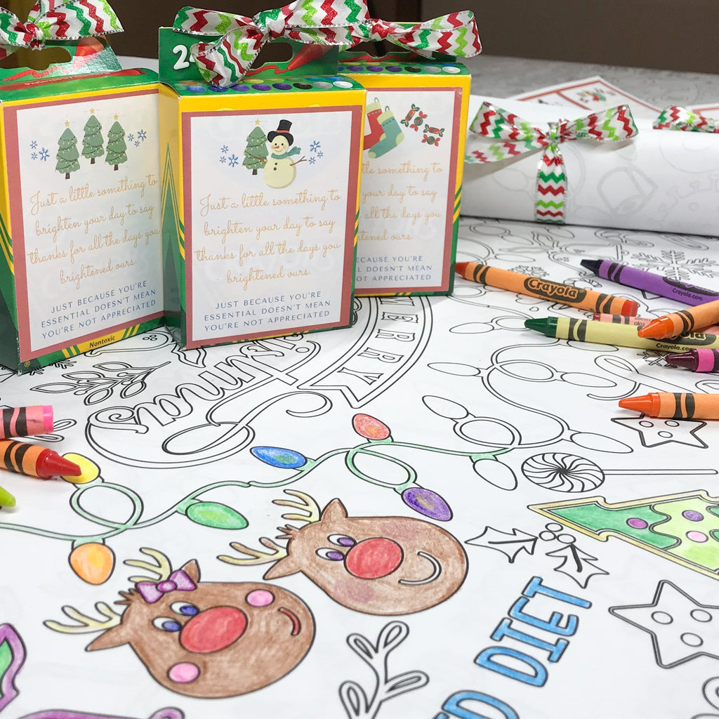 Table Topper Coloring Pages - Bored to Brilliant