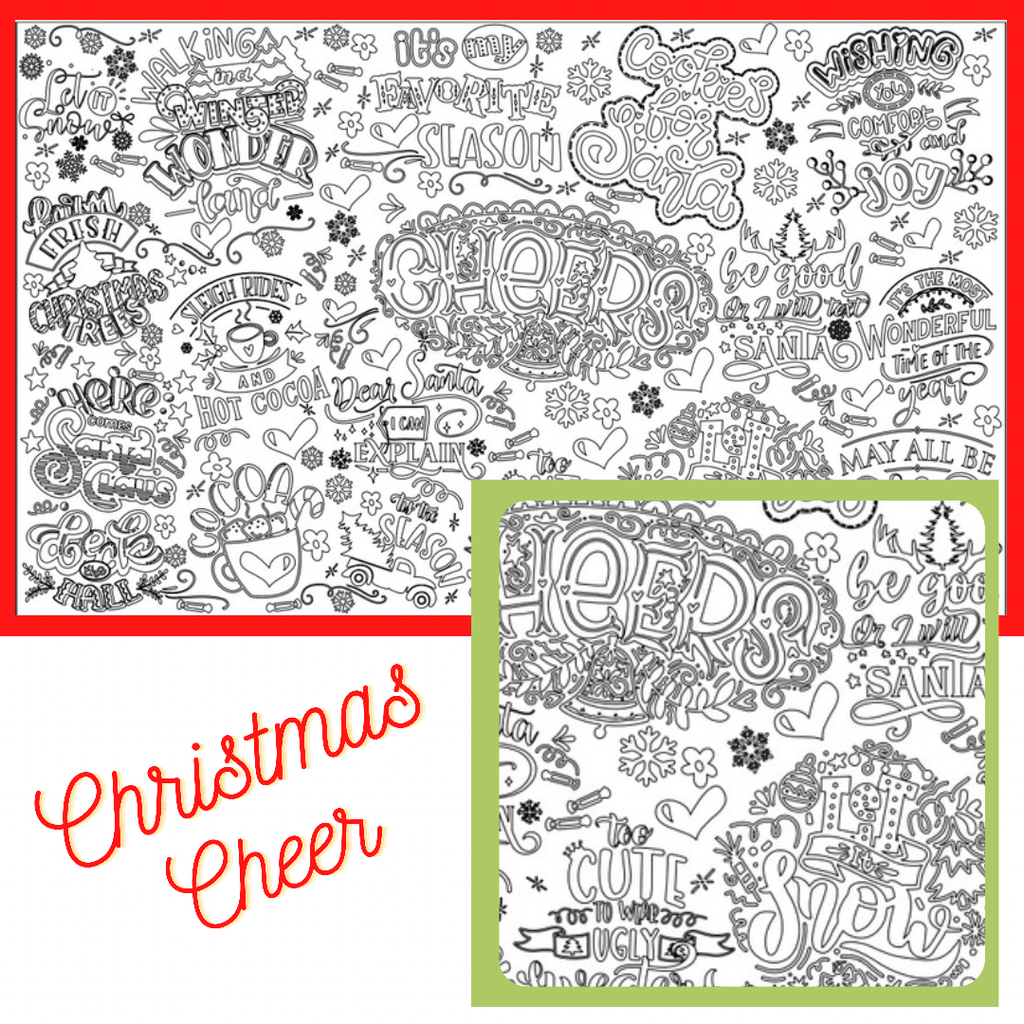 Table Topper Coloring Pages - Bored to Brilliant