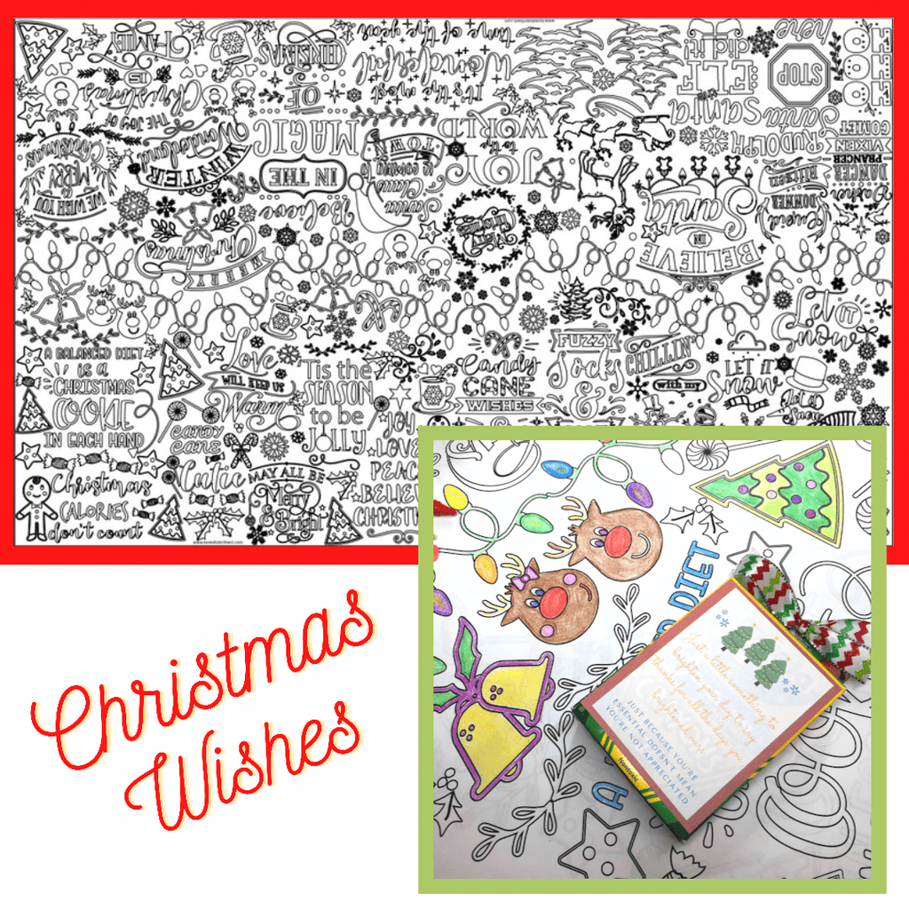 Table Topper Coloring Pages - Bored to Brilliant