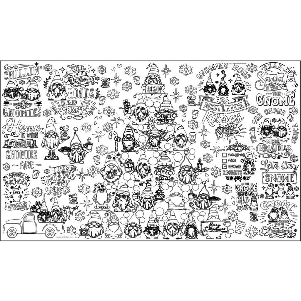 Table Topper Coloring Pages - Bored to Brilliant