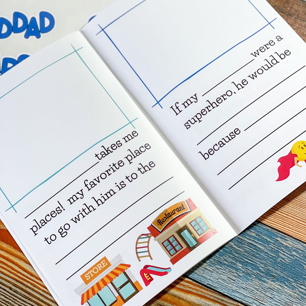 Best Grandpa Ever kids book with inner pages showing it can be personalized