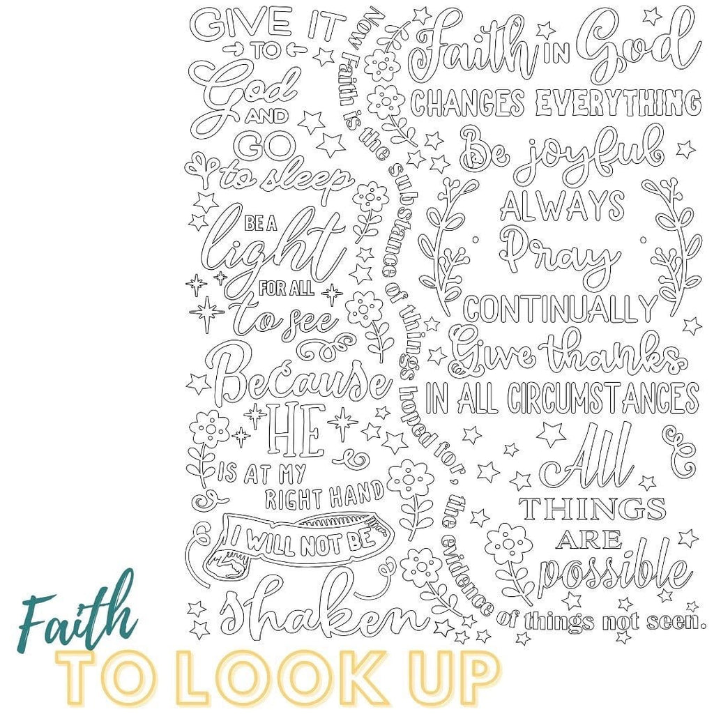 Scripture Coloring Cards - Bored to Brilliant