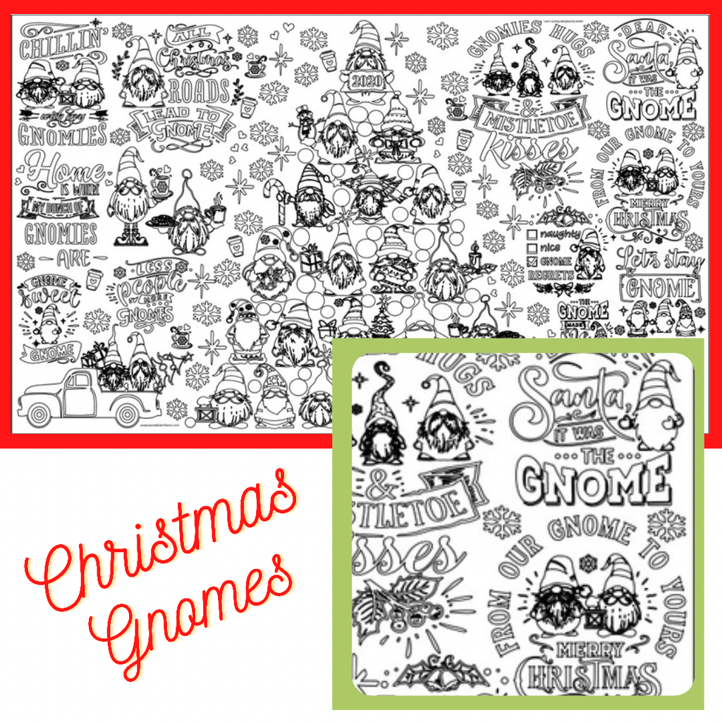 Table Topper Coloring Pages - Bored to Brilliant