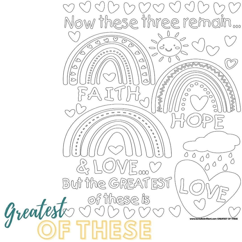 Scripture Coloring Cards - Bored to Brilliant